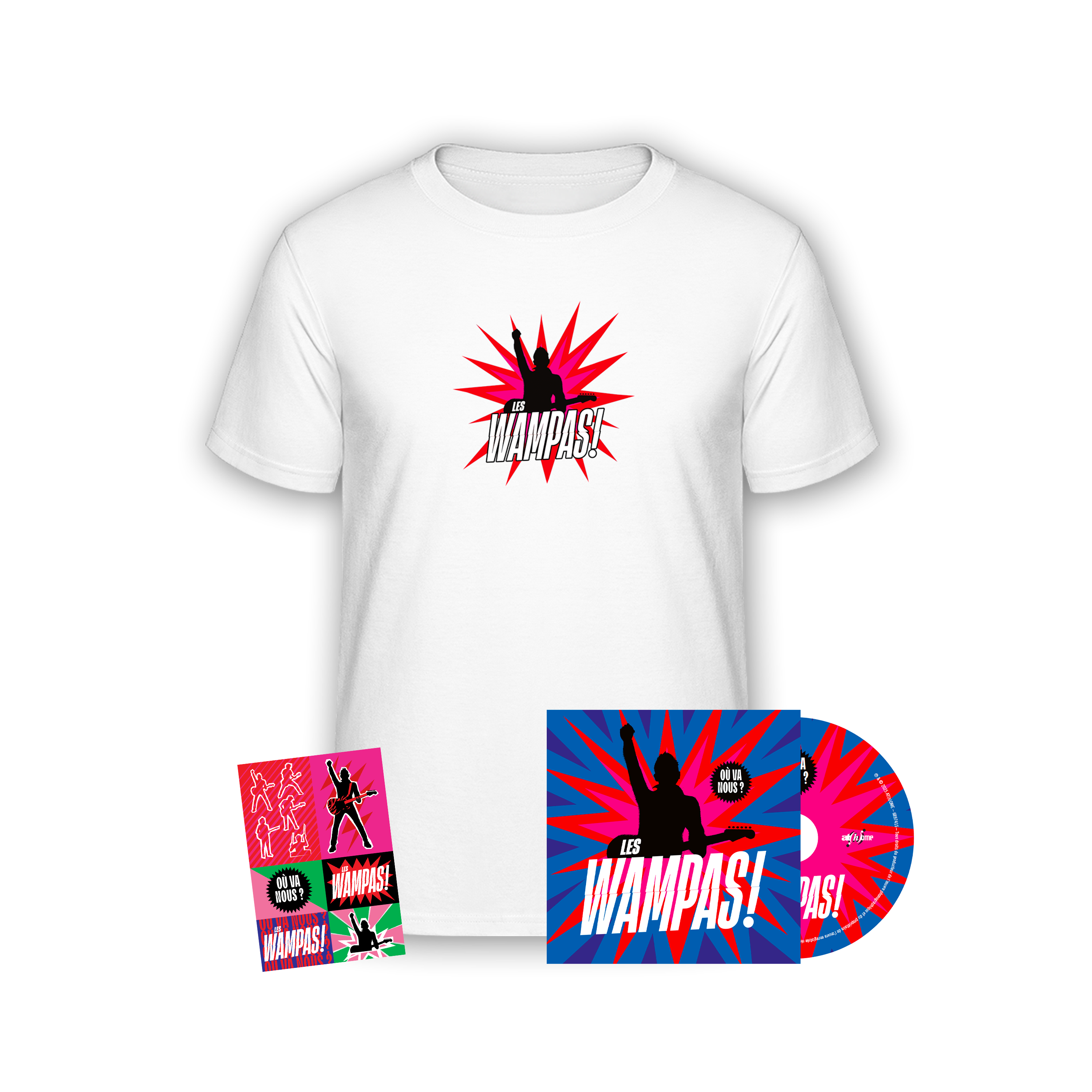 CD + T-shirt + Stickers “Où Va Nous ?“