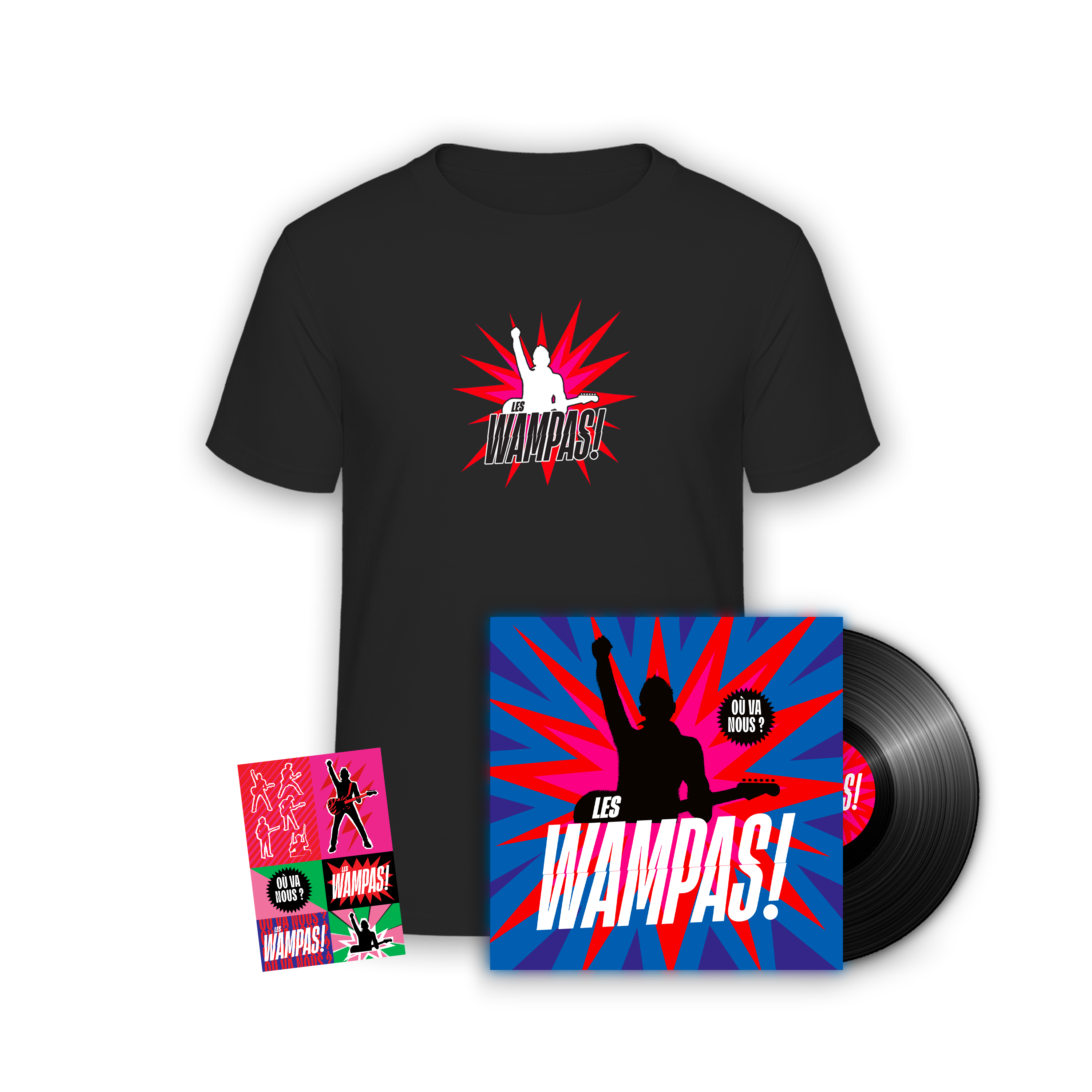 Vinyle + T-shirt + Stickers “Où Va Nous ?“